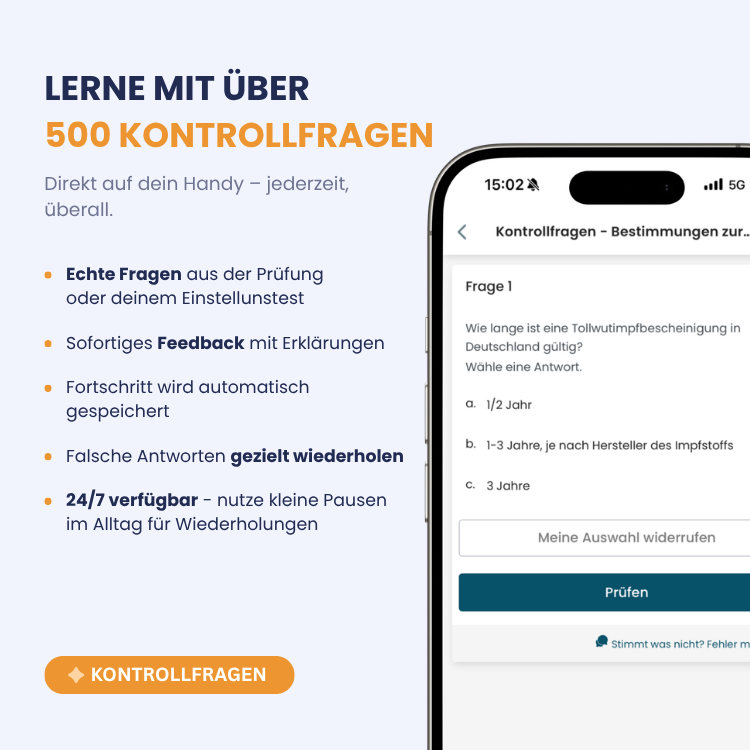 Paragraph 11 Tierschutzgesetz Prüfungsfragen Hundetrainer 2026