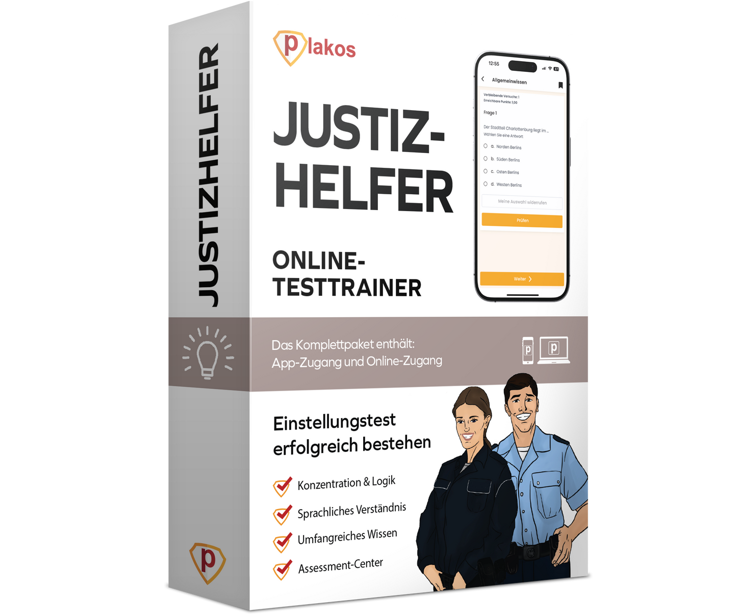 Justizhelfer Einstellungstest 2026 Online Testtrainer