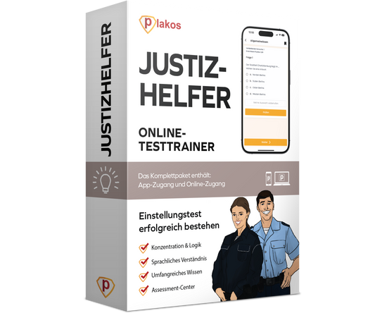 Justizhelfer Einstellungstest 2026 Online Testtrainer