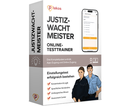 Justizwachtmeister Einstellungstest 2026 Online Testtrainer
