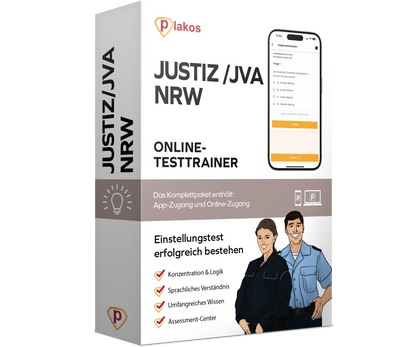JVA Einstellungstest NRW 2026 Online Testtrainer Komplettpaket