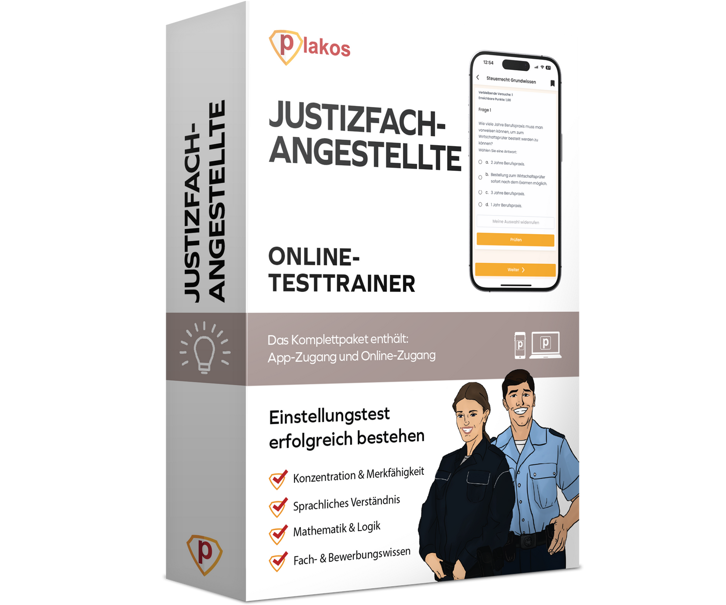 Einstellungstest Justizfachangestellte 2026 Online Testtrainer