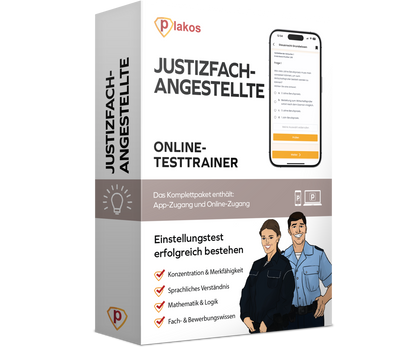 Einstellungstest Justizfachangestellte 2026 Online Testtrainer