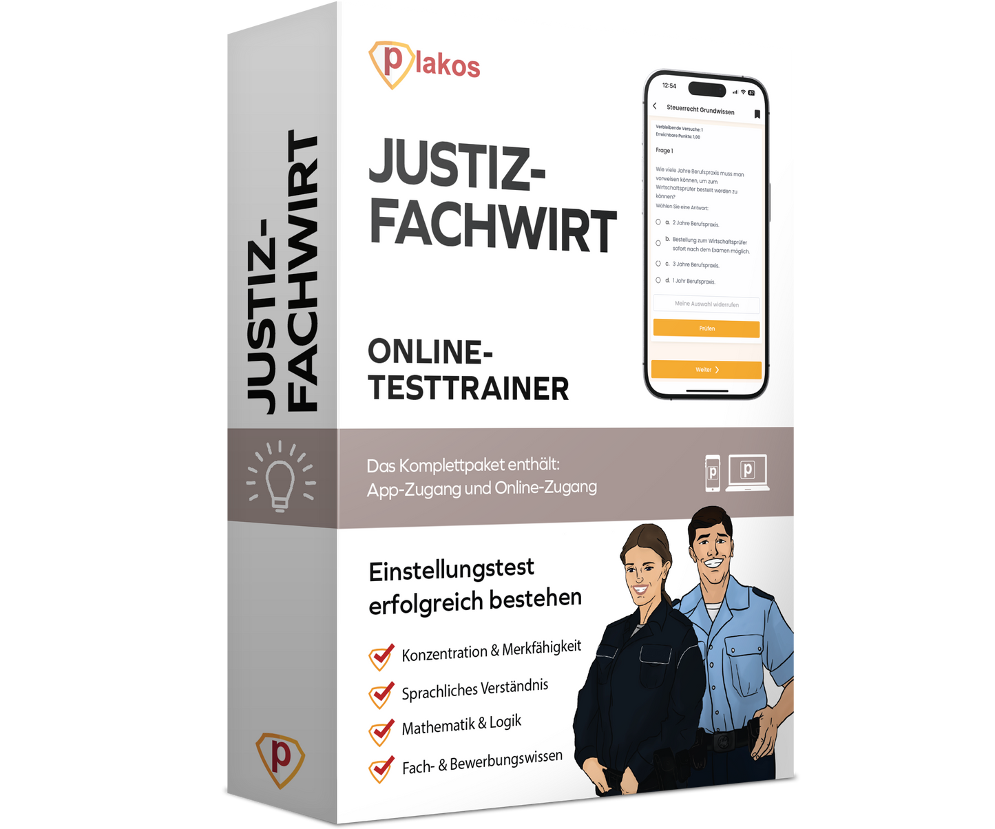 Justizfachwirt Einstellungstest 2026 Online Testtrainer