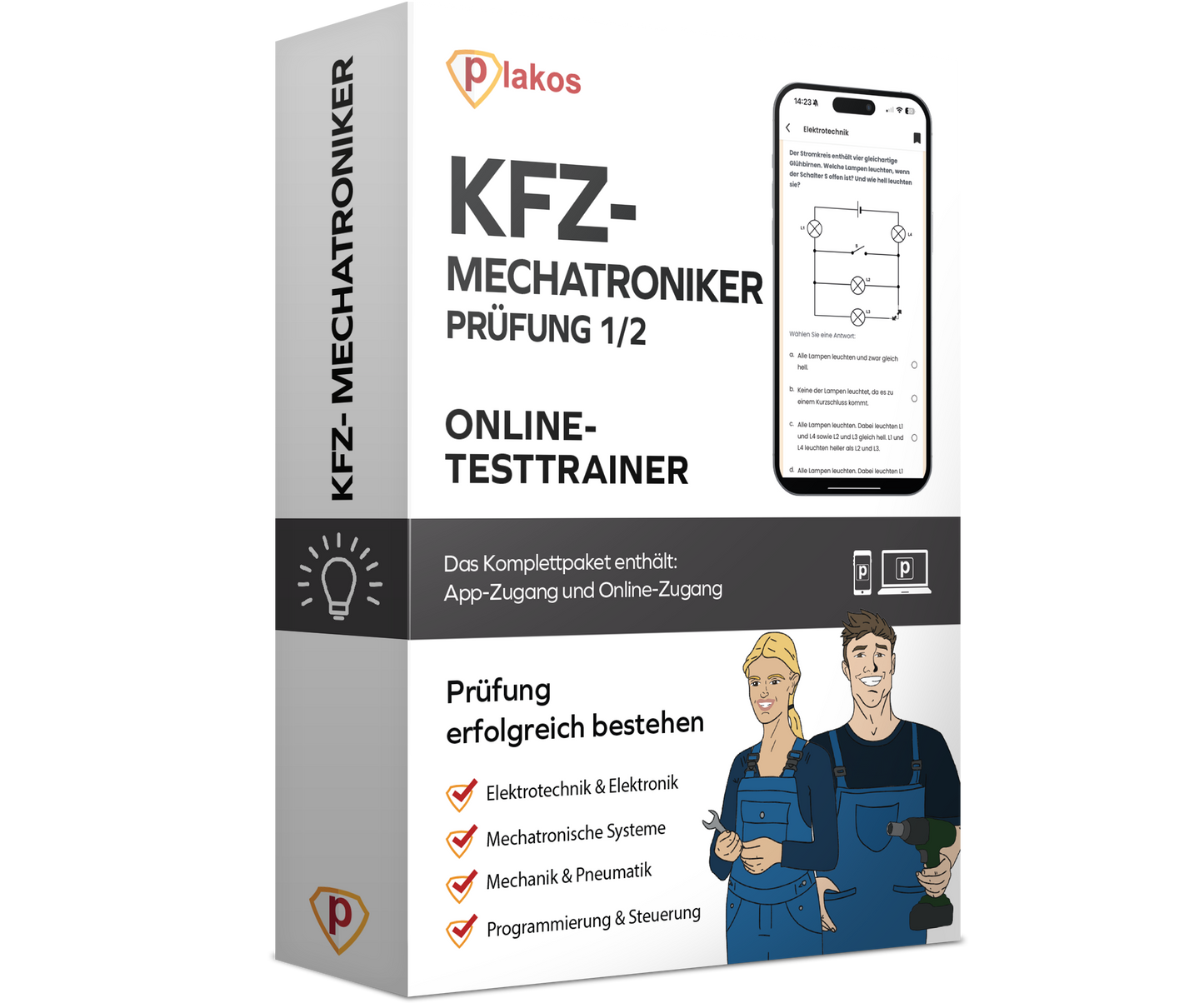 Kfz-Mechatroniker/in Abschlussprüfung 1/2 2026 Online Testtrainer