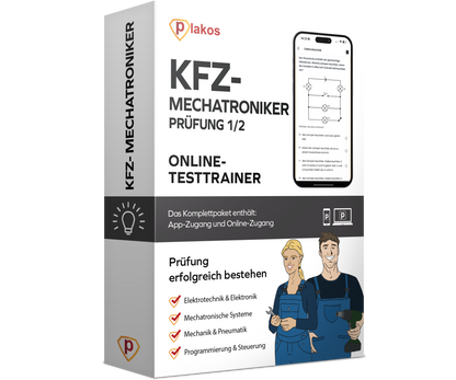 Kfz-Mechatroniker/in Abschlussprüfung 1/2 2026 Online Testtrainer