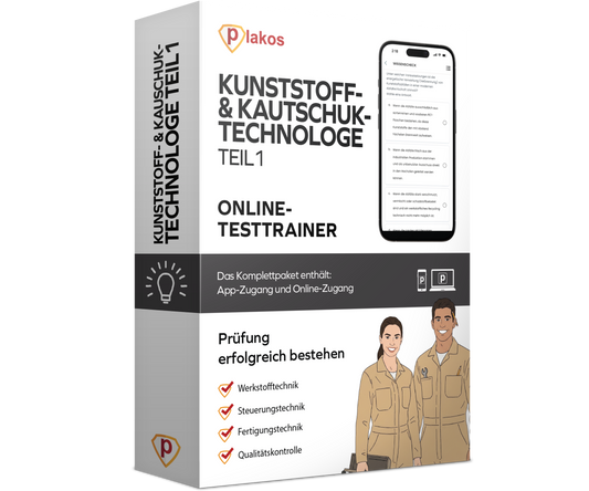 Kunststoff- und Kautschuktechnologe Teil 1 & 2 2026 Online Testtrainer