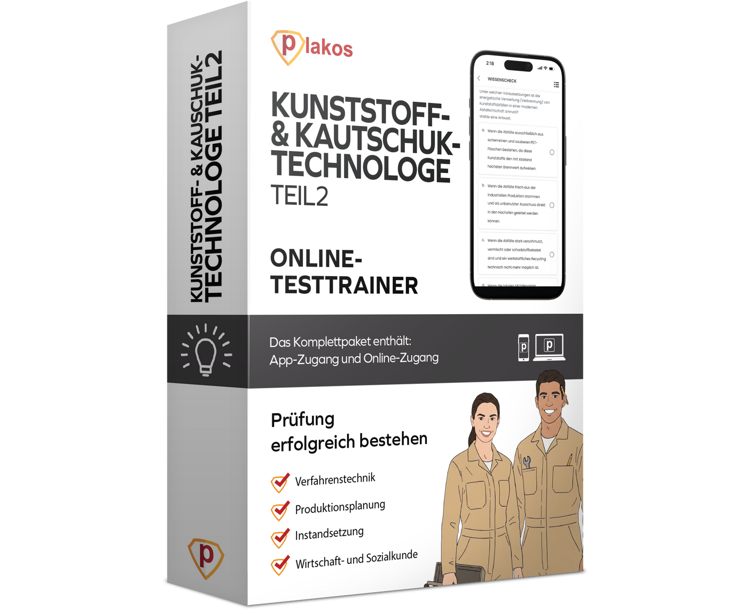 Kunststoff- und Kautschuktechnologe Teil 2 2026 Online Testtrainer