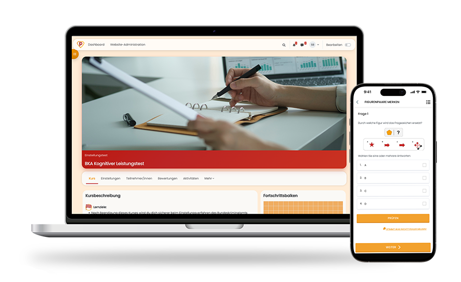 BKA Kognitiver Leistungstest 2026 Online Testtrainer