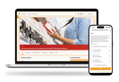 Sachkundenachweis freiverkäufliche Arzneimittel 2026 Online Testtrainer