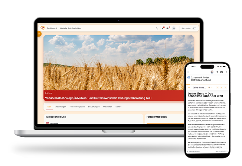 Verfahrenstechnologe Mühlen- und Getreidewirtschaft Teil 1 2026 Online Testtrainer