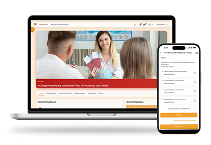 Prüfungsvorbereitung Kaufmann/-frau für Tourismus und Freizeit (IHK) 2026 Online Testtrainer