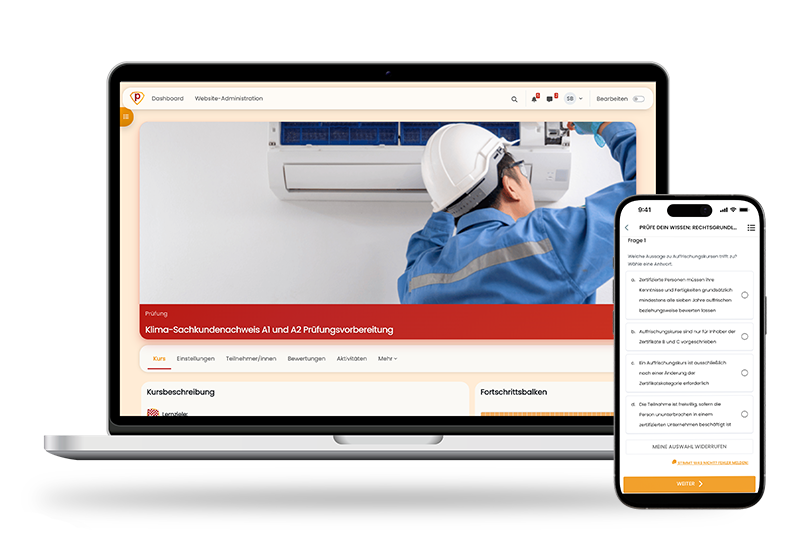 Klima Sachkundenachweis 2026 Online Testtrainer