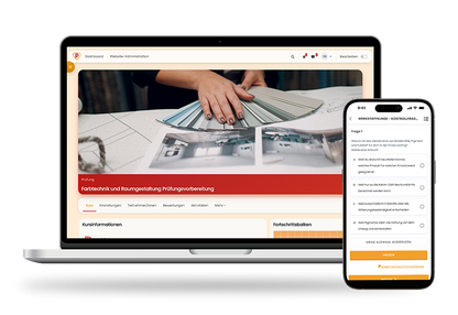 Farbtechnik und Raumgestaltung 2026 Online Testtrainer