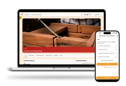 Schreiner/in Prüfungsvorbereitung  2026 Online Testtrainer