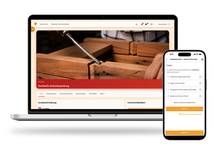 Schreiner/in Prüfungsvorbereitung  2026 Online Testtrainer