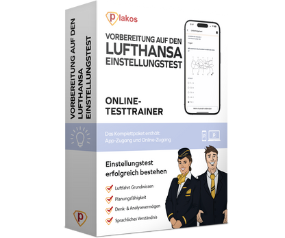 Vorbereitung für den Lufthansa Einstellungstest 2026 Online Testtrainer