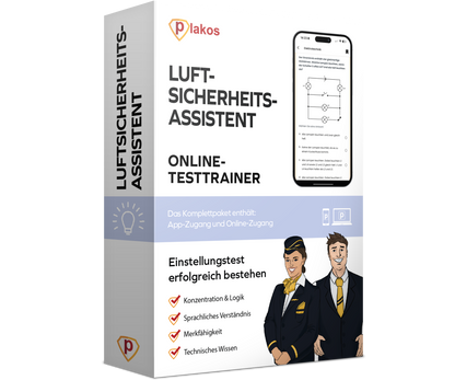 Luftsicherheitsassistent Einstellungstest 2026 Online Testtrainer