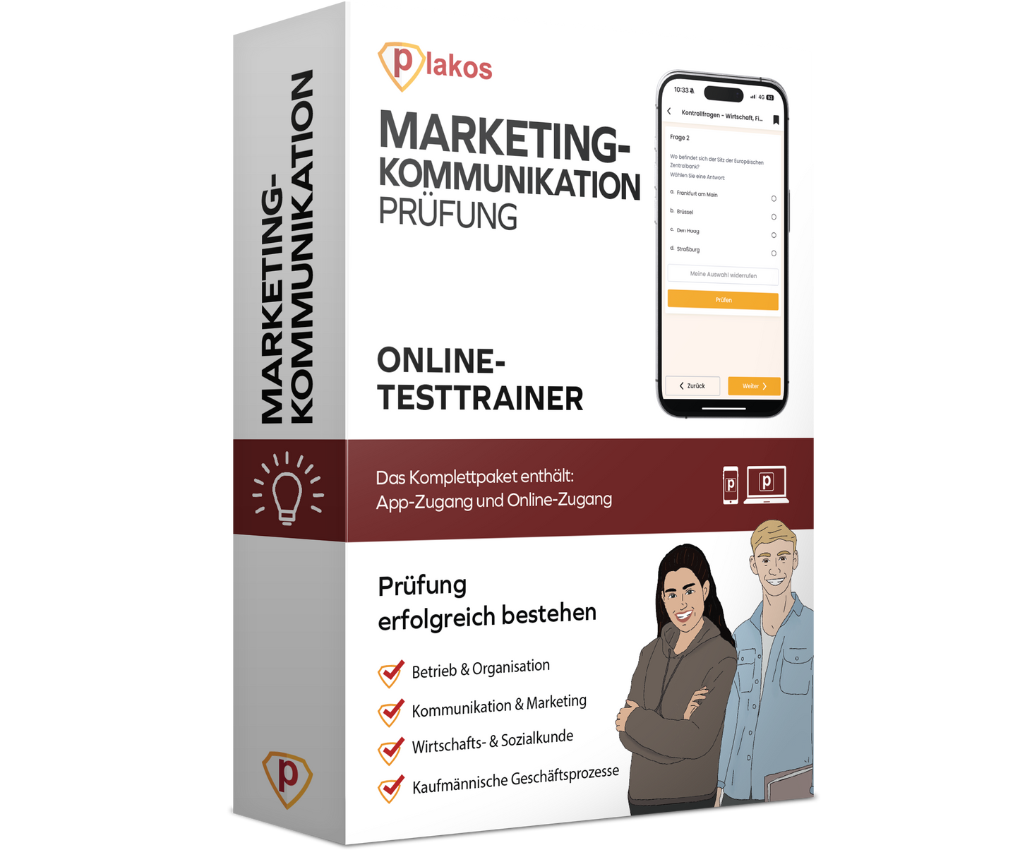 Prüfungsvorbereitung Marketingkommunikation 2026 Online Testtrainer Komplettpaket