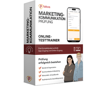 Prüfungsvorbereitung Marketingkommunikation 2026 Online Testtrainer Komplettpaket