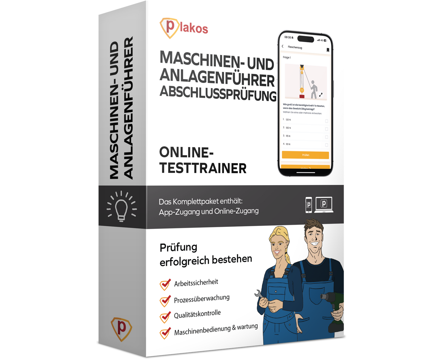 Maschinen- und Anlagenführer Abschlussprüfung 2026 Online Prüfungsvorbereitung