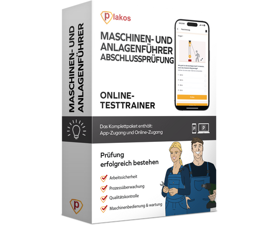 Maschinen- und Anlagenführer Abschlussprüfung 2026 Online Prüfungsvorbereitung