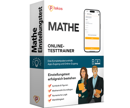 Einstellungstest Mathe 2026 Online Testtrainer