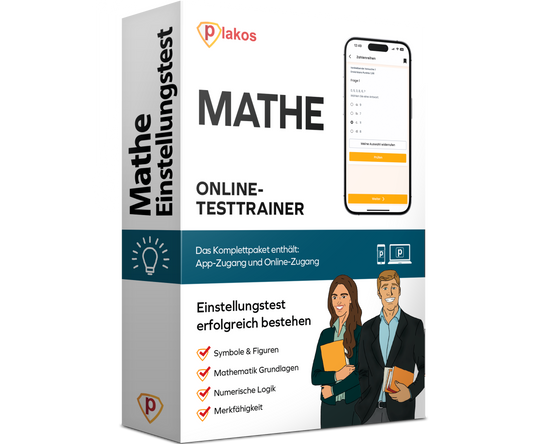 Einstellungstest Mathe 2026 Online Testtrainer