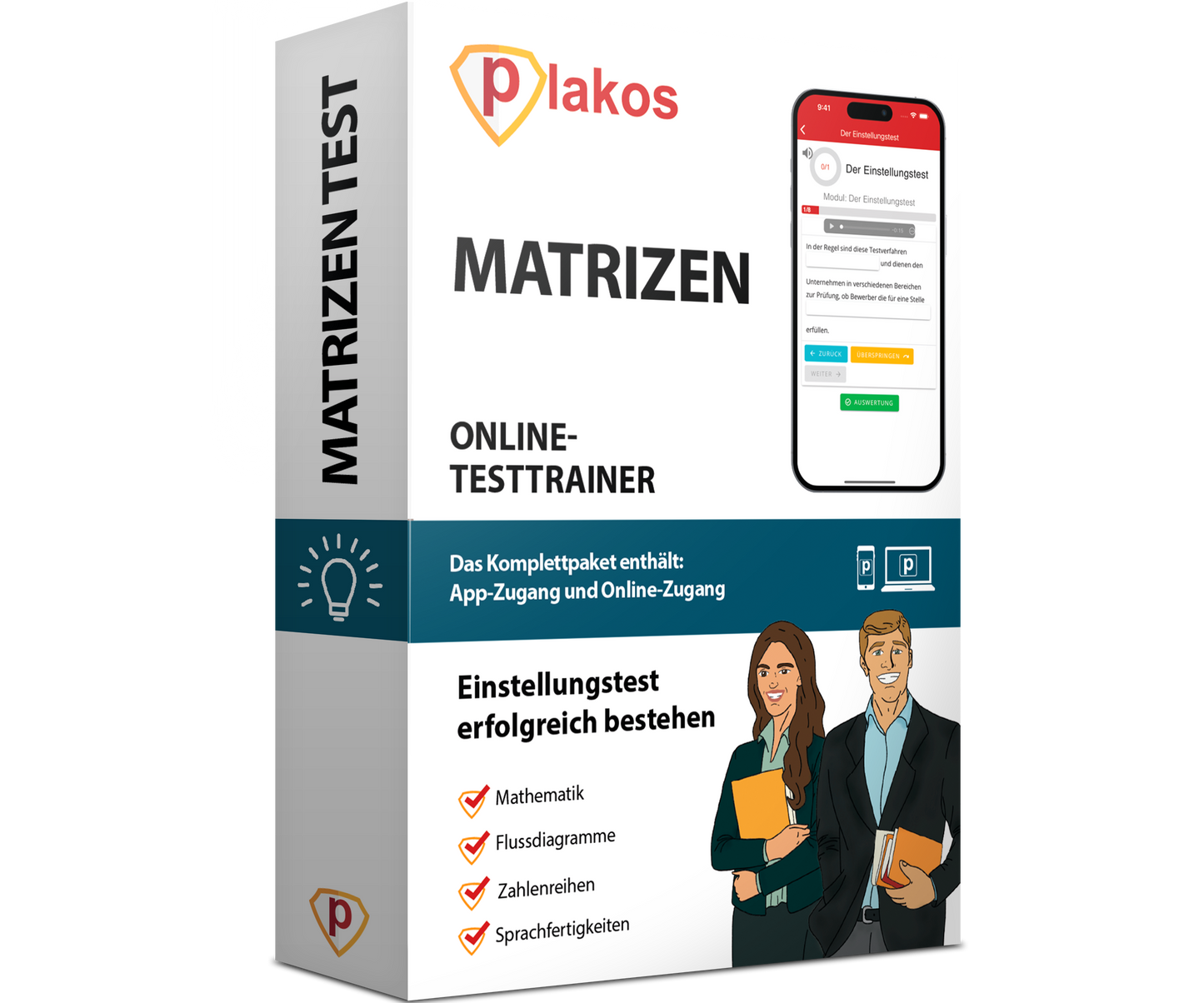 Matrizentest im Einstellungstest 2026 Online Testtrainer