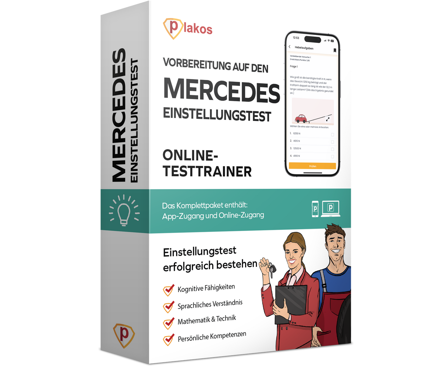 Vorbereitung für den Mercedes Einstellungstest 2026 Kurs und App
