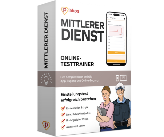 Mittlerer Dienst Einstellungstest 2026 Online Testtrainer
