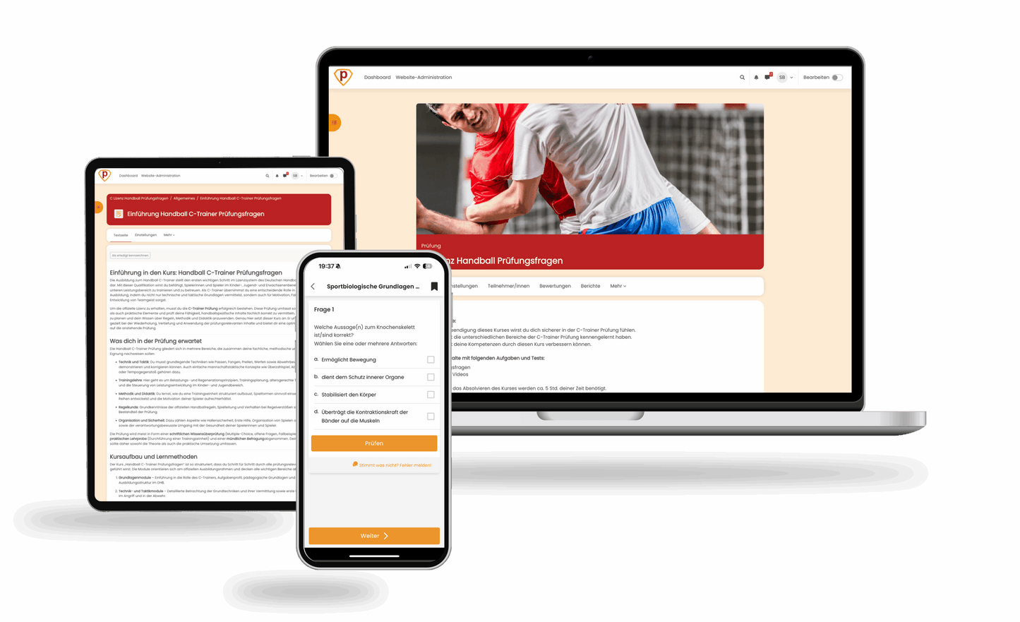 Handball C Lizenz Prüfung 2026 Online Testtrainer
