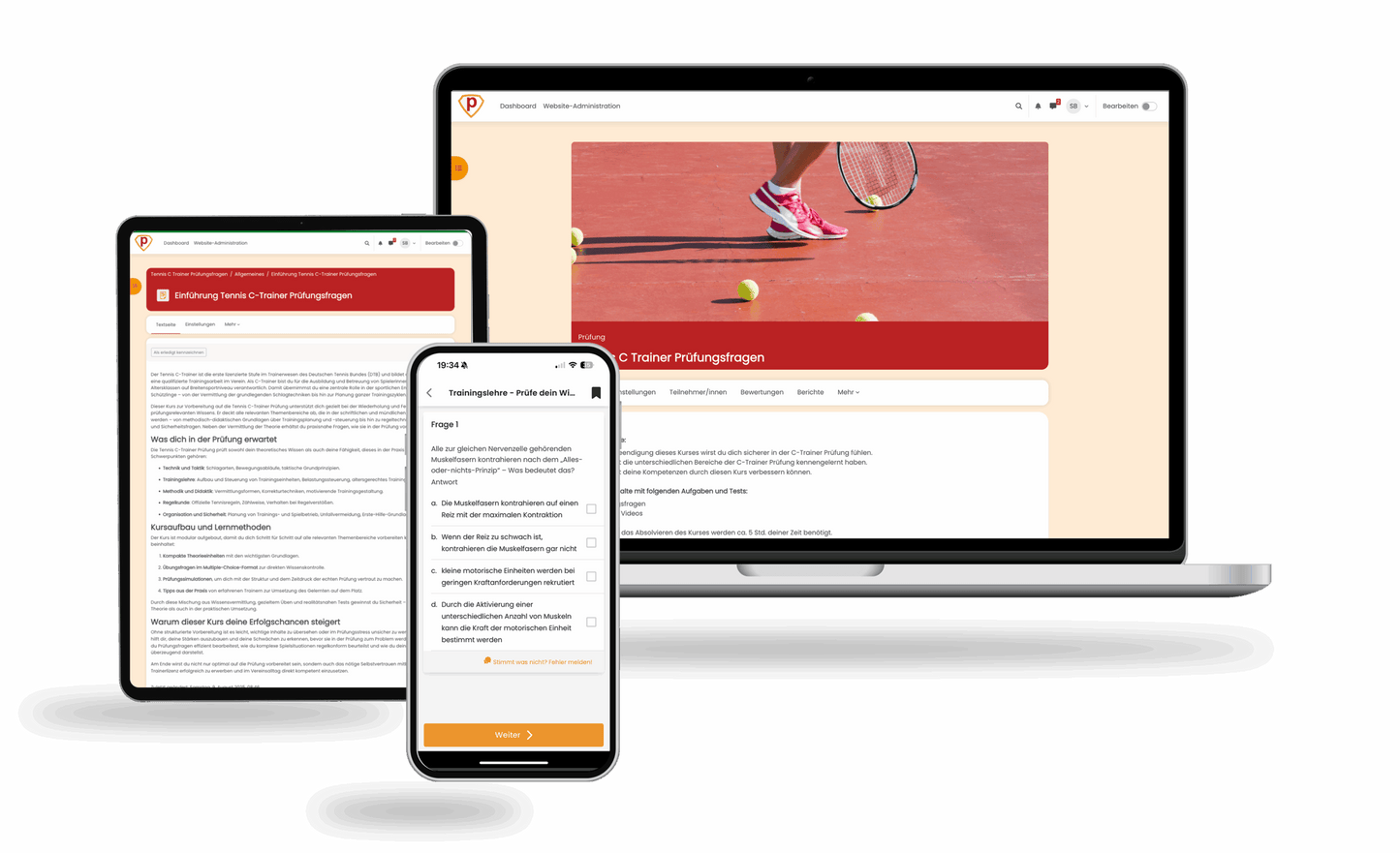 Tennis C Trainer Prüfung 2026 Online Testtrainer