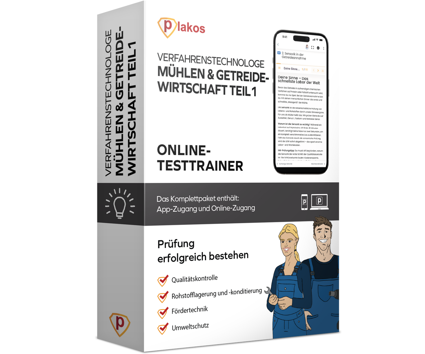 Verfahrenstechnologe Mühlen- und Getreidewirtschaft Teil 1 2026 Online Testtrainer
