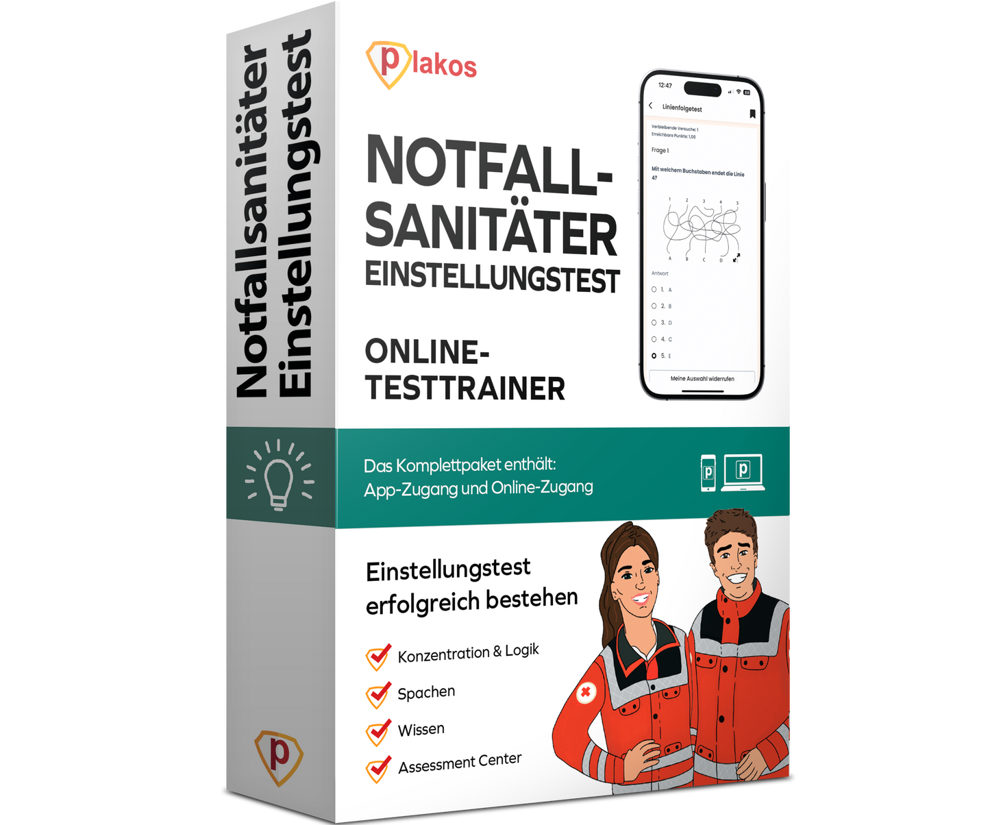 Notfallsanitäter Einstellungstest 2026 Online Testtrainer