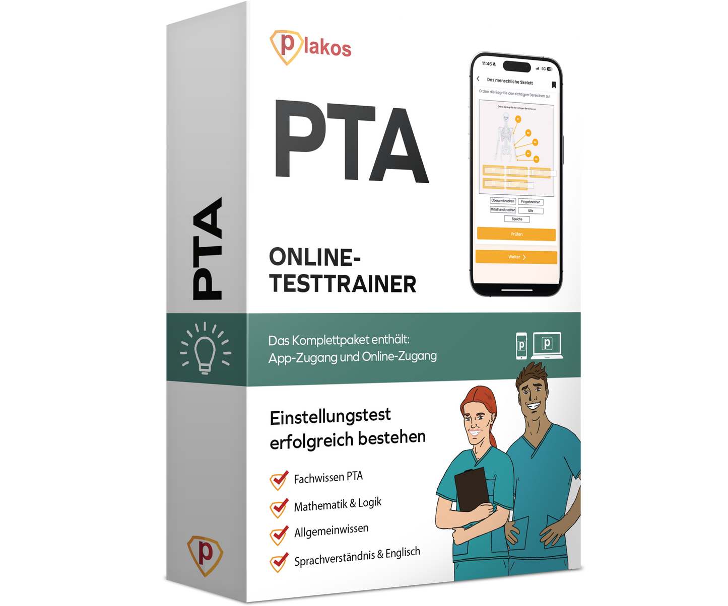 PTA Einstellungstest 2026 Online Testtrainer