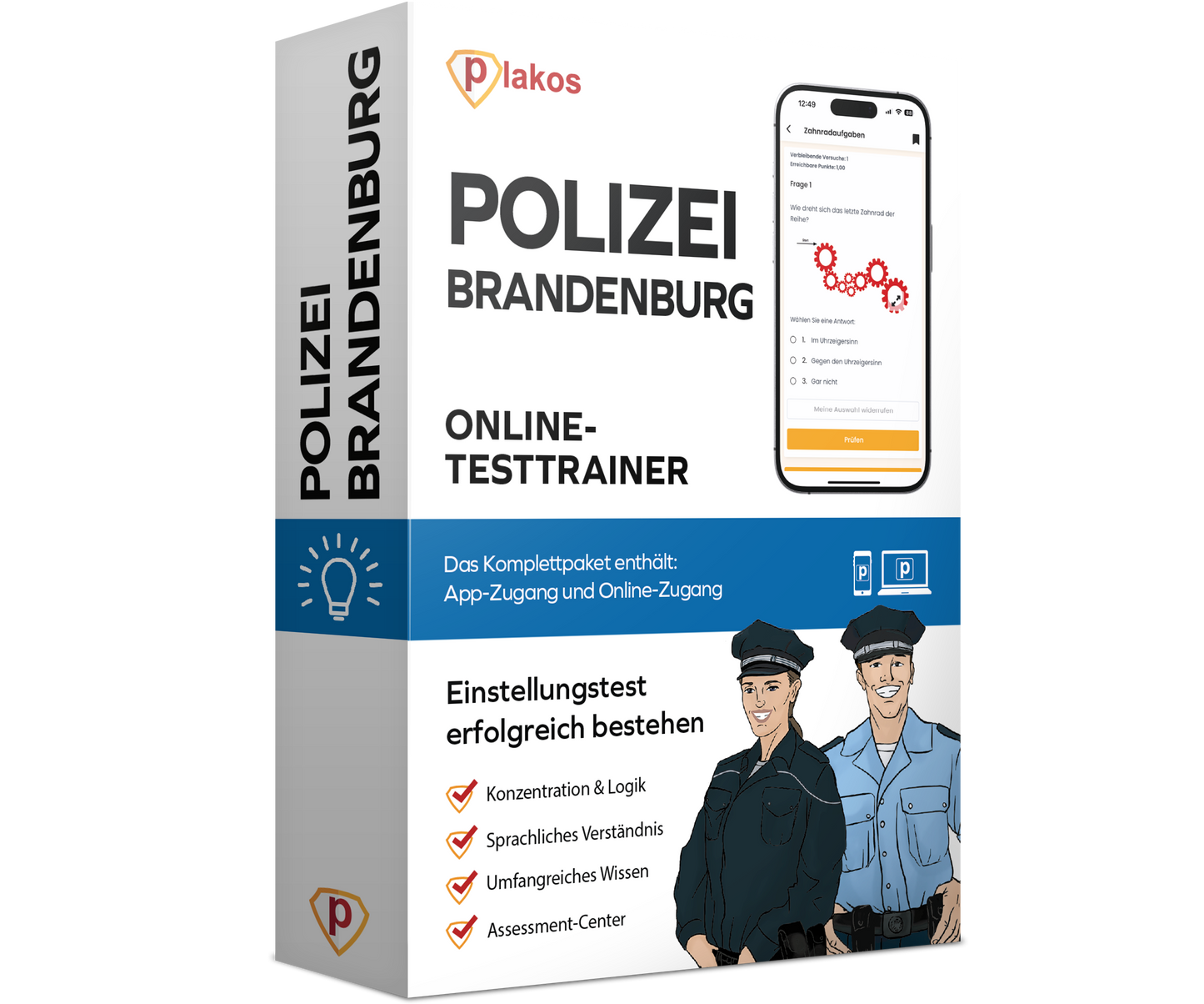 Polizei Brandenburg Einstellungstest 2026 Online Testtrainer