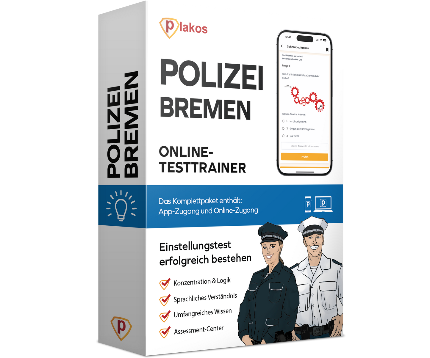 Polizei Bremen Einstellungstest 2026 Online Testtrainer