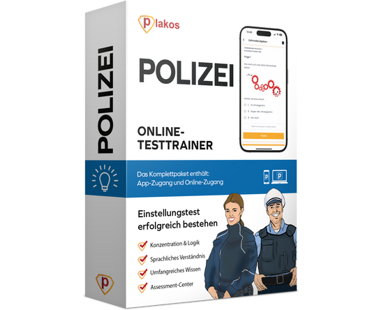 Polizei Einstellungstest 2026 Online Testtrainer