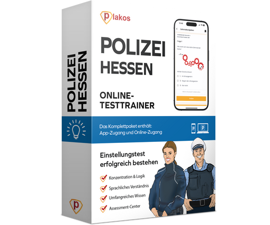 Polizei Hessen Einstellungstest 2026 Online Testtrainer