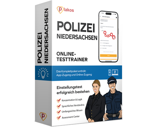 Polizei Niedersachsen Einstellungstest 2026 Online Testtrainer