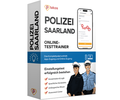 Polizei Saarland Einstellungstest 2026 Online Testtrainer