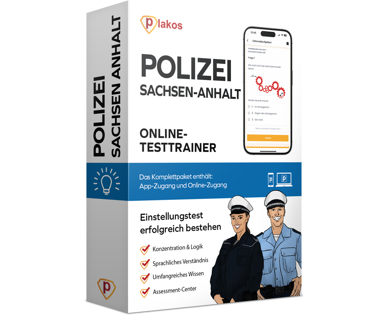 Einstellungstest Polizei Sachsen Anhalt 2026 Online-Testtrainer