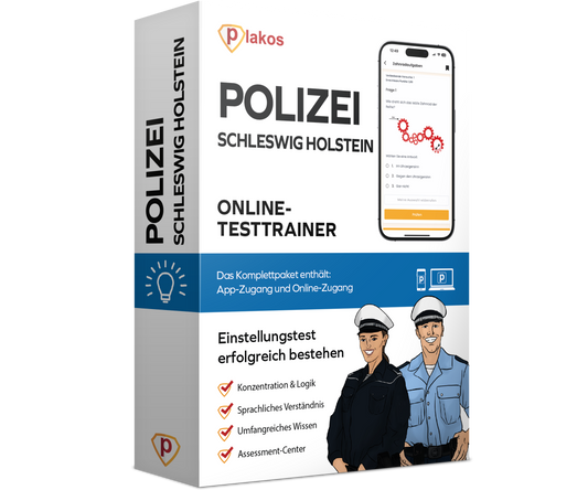 Polizei Schleswig Holstein Einstellungstest 2026 Online Testtrainer