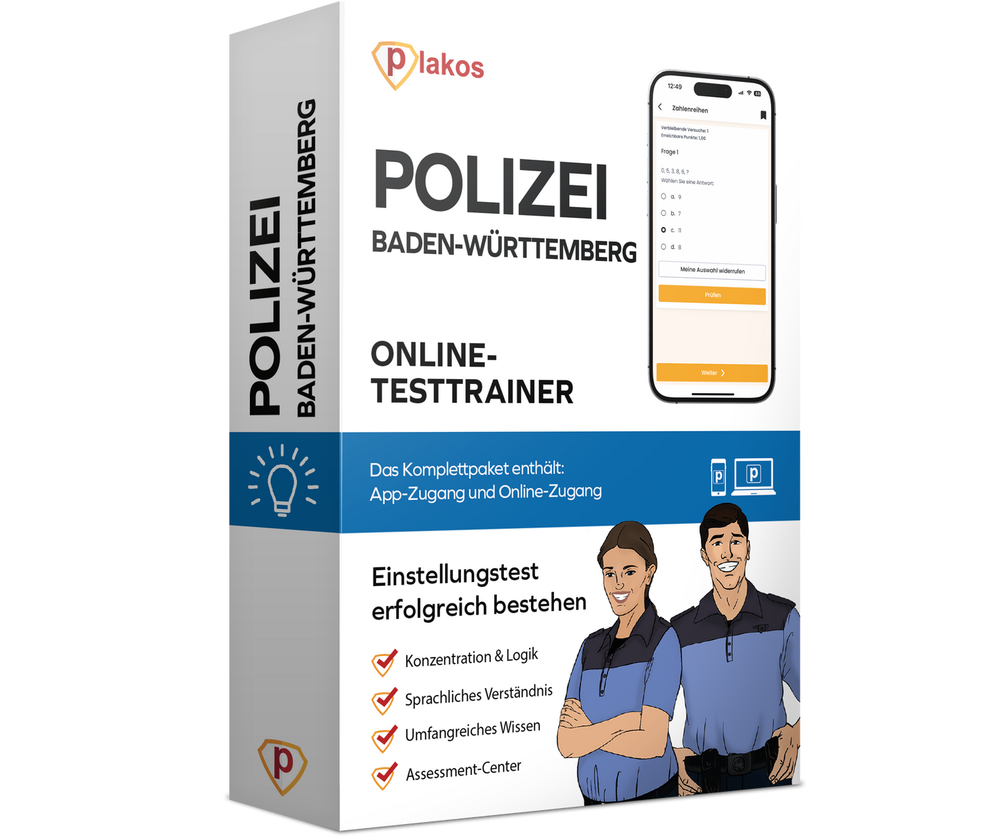 Polizei Einstellungstest Baden-Württemberg 2026 Online Testtrainer