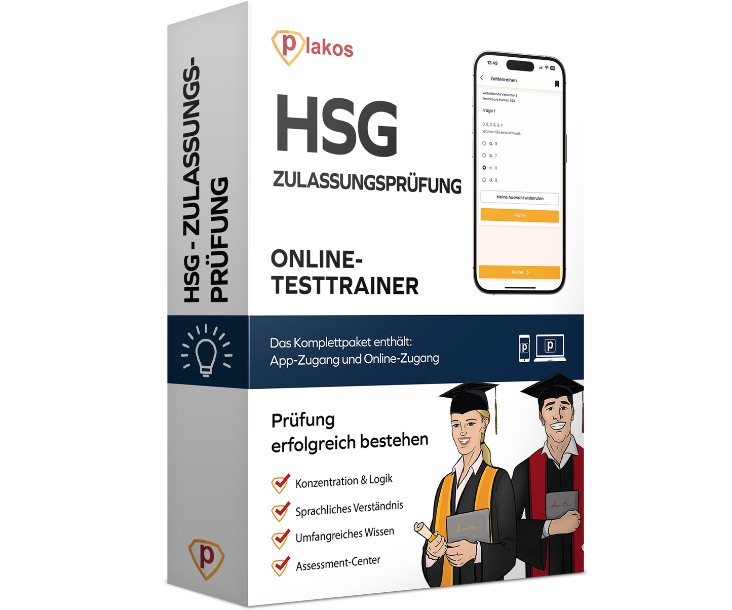 HSG Zulassungstest 2026 Online Testtrainer