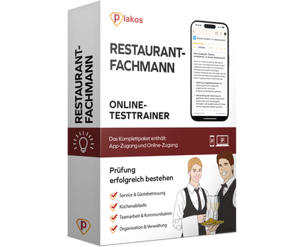 Restaurantfachmann Prüfung 2026 Online Testtrainer