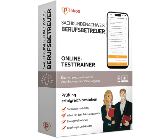 Sachkundenachweis Berufsbetreuer 2026 Online Testtrainer