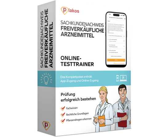 Sachkundenachweis freiverkäufliche Arzneimittel 2026 Online Testtrainer