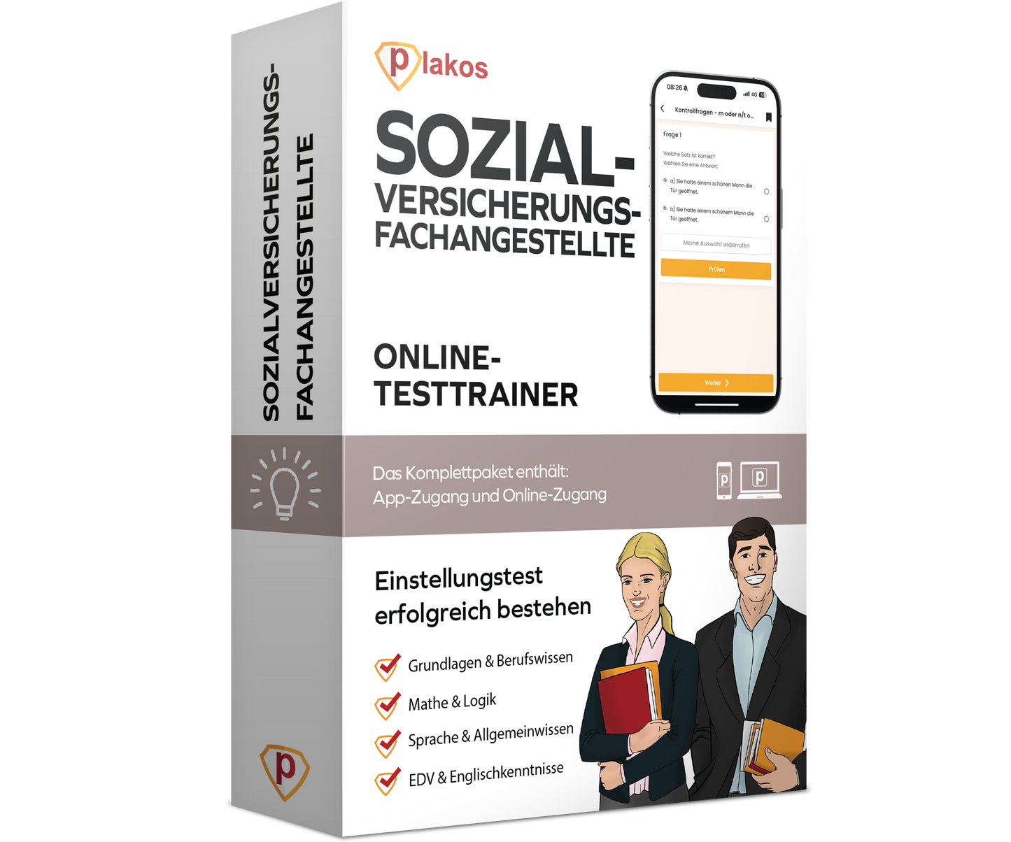 Sozialversicherungsfachangestellte Einstellungstest 2026 Online Testtrainer
